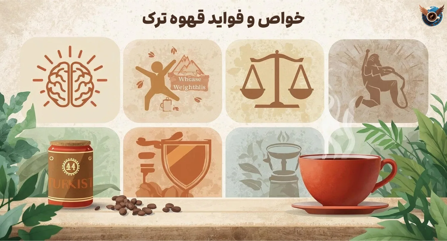 خواص و فواید قهوه ترک 💪