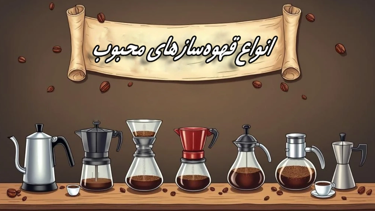 انواع قهوهسازهای محبوب