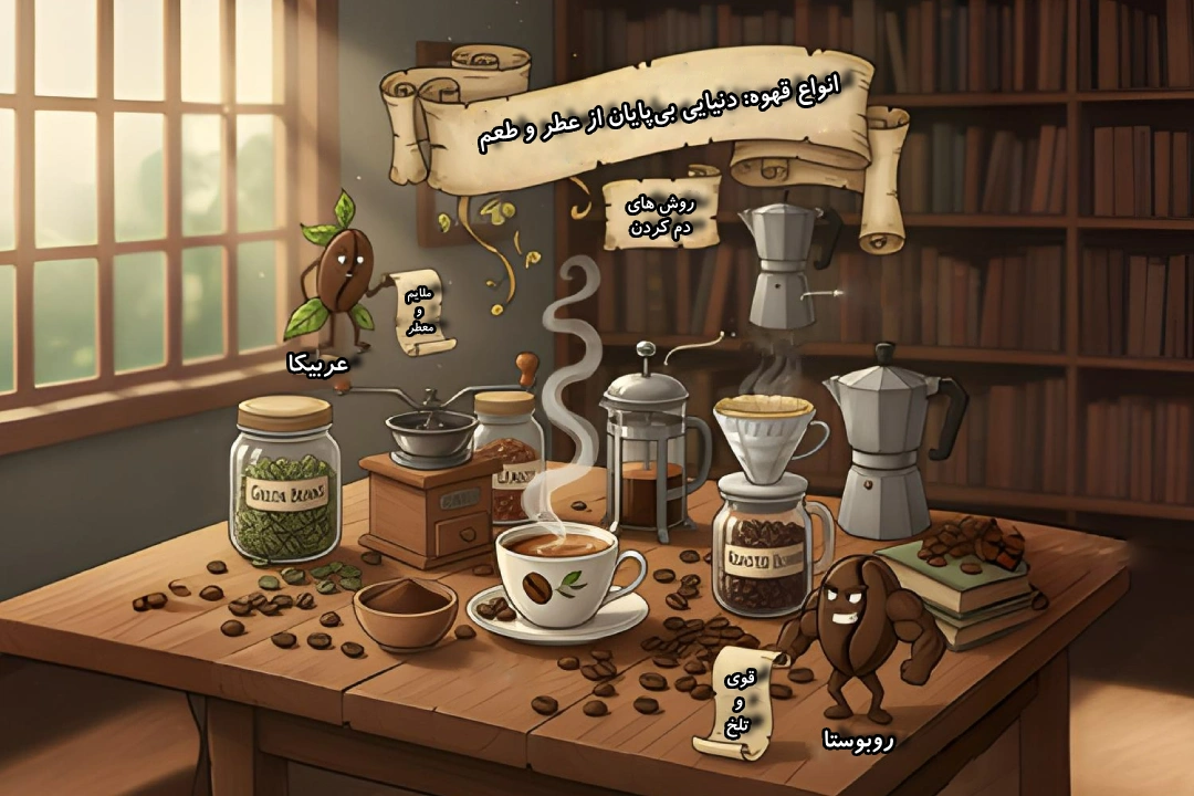 انواع قهوه